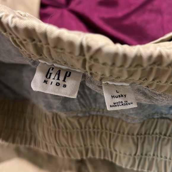 Gap big kids L husky pants, tan color - Picture 2 of 3